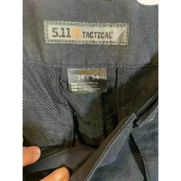 511 Tactical Icon Pants Mens 34x34 Navy Blue Cargo Workwear Utility Hiking - Picture 3 of 5